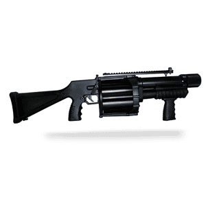 P540-1 – PUMP MULTI-LAUNCHER 5″ CYL. FIXED STOCK w/ COMBO RAIL (PGL-65 40)
