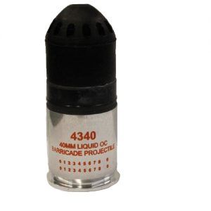 4340 – 40MM OC Liquid Barricade, Spin Stabilized, 4.1″ Long