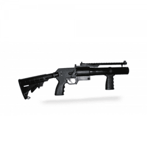 L140-3 40mm SINGLE SHOT LAUNCHER, Collapsible Stock – Fixed Front Grip -Quad Rail Available Upon Request