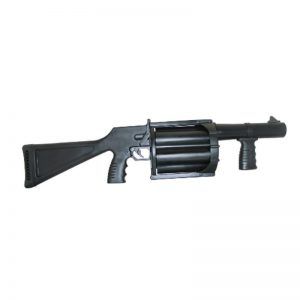 L637-1 37MM Multi Shot, Spring Advance Launcher, 6″ Cylinder, Fixed Stock